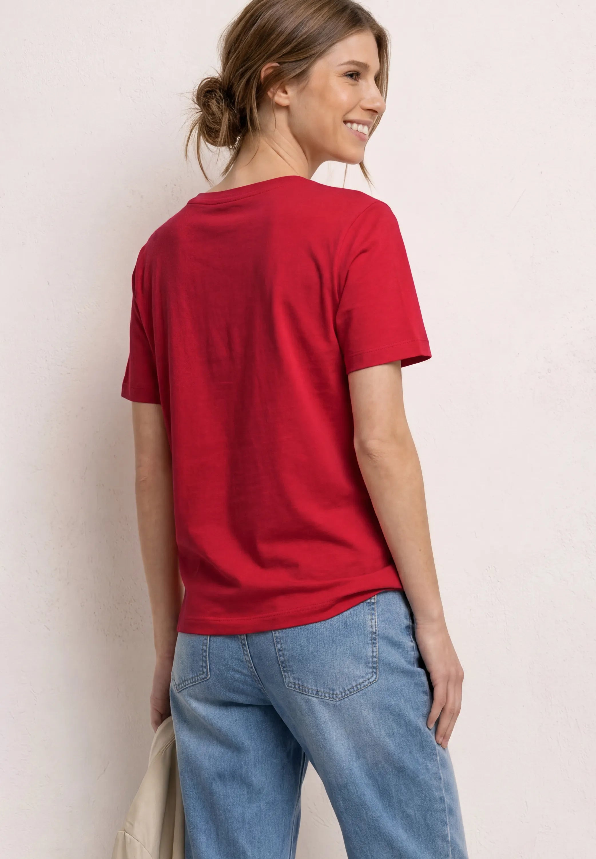 T-Shirt aus Baumwollmix