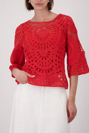 Strickpullover aus Baumwolle
