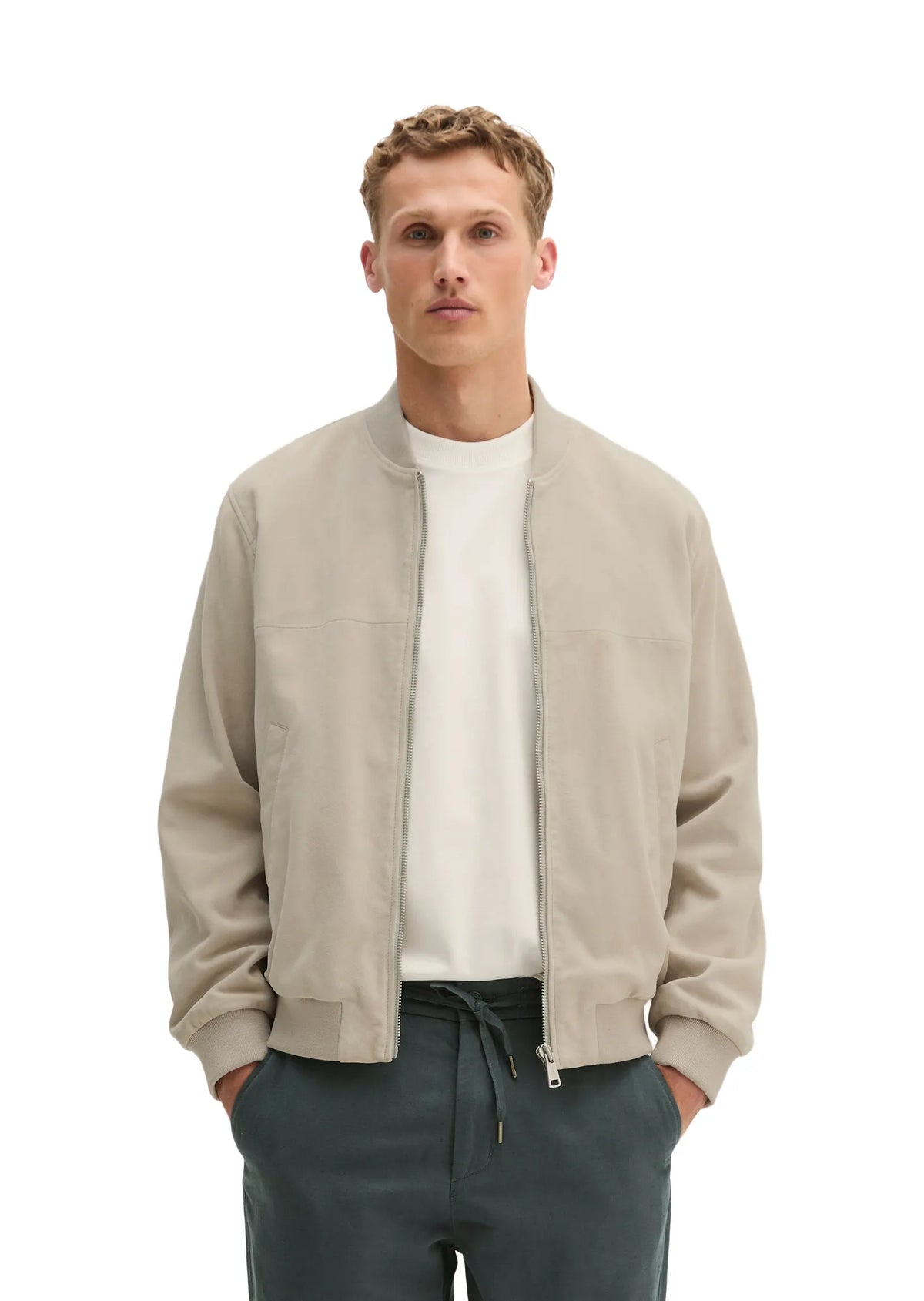 Lederjacke Regular Fit