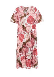 Freizeitkleid Midi aus Baumwolle
