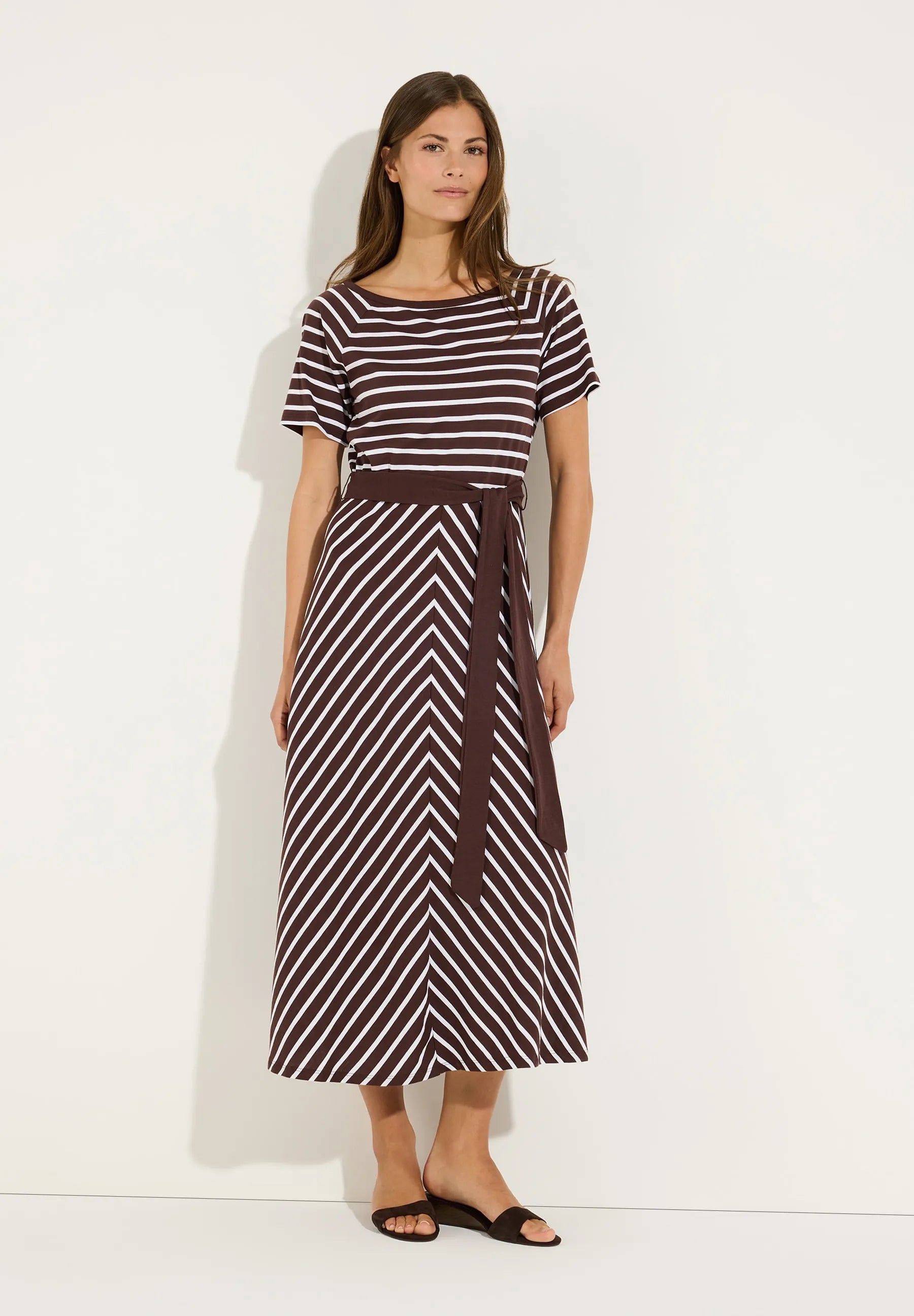 Jerseykleid Midi