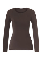 Langarmshirt aus Baumwolle