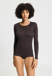 Langarmshirt aus Baumwolle