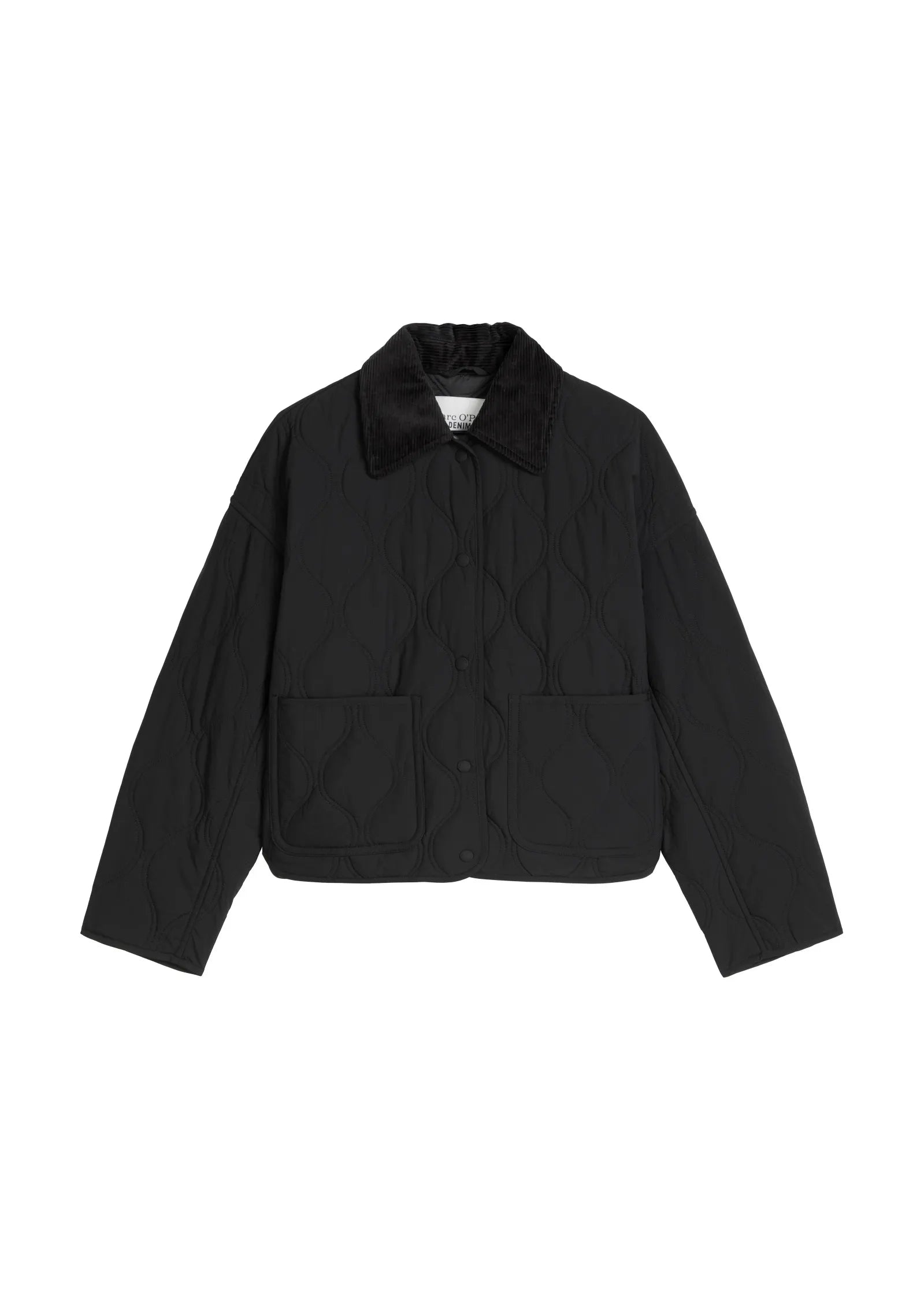 Übergangsjacke mit aufliegendem Kragen