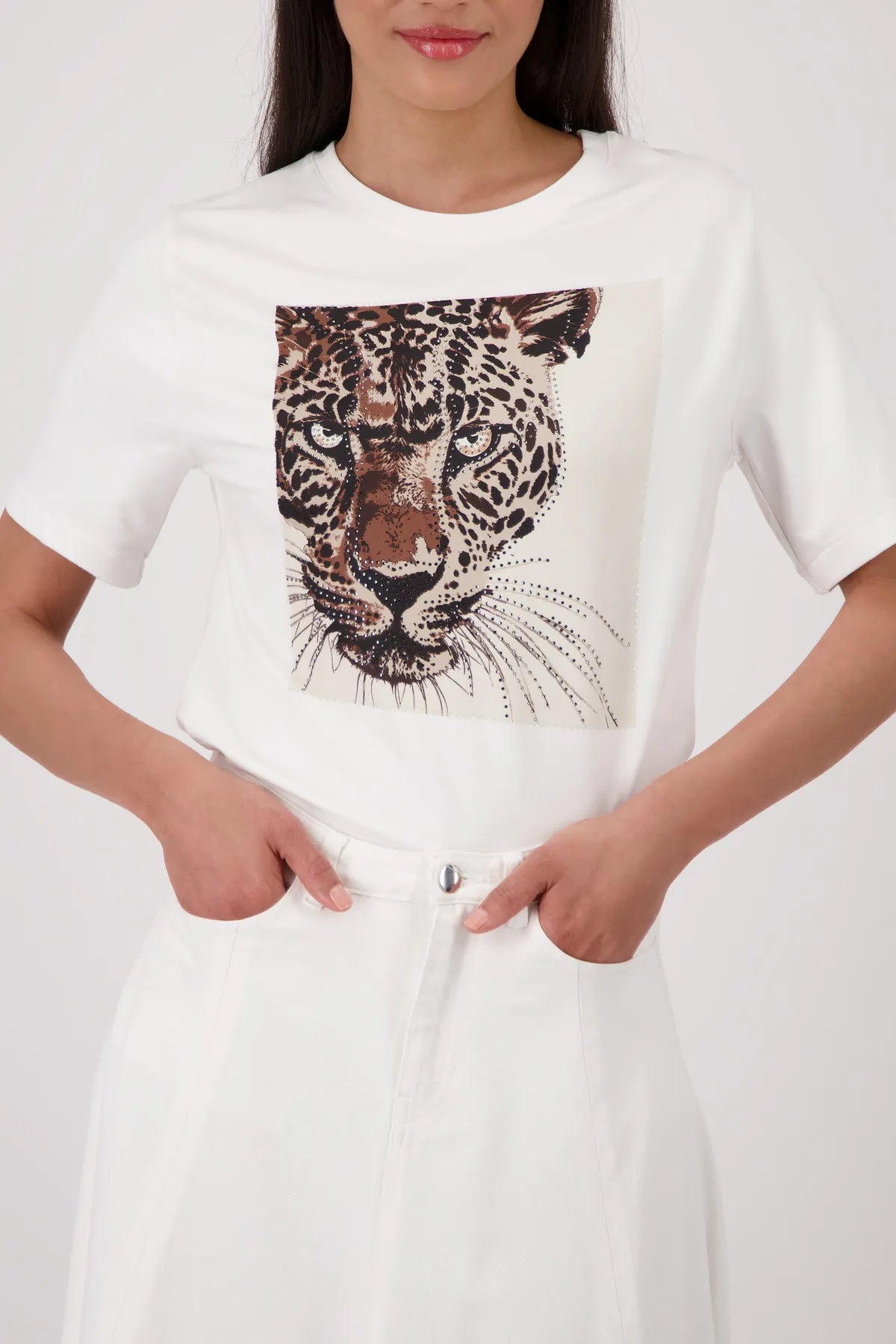 T-Shirt aus Viskose