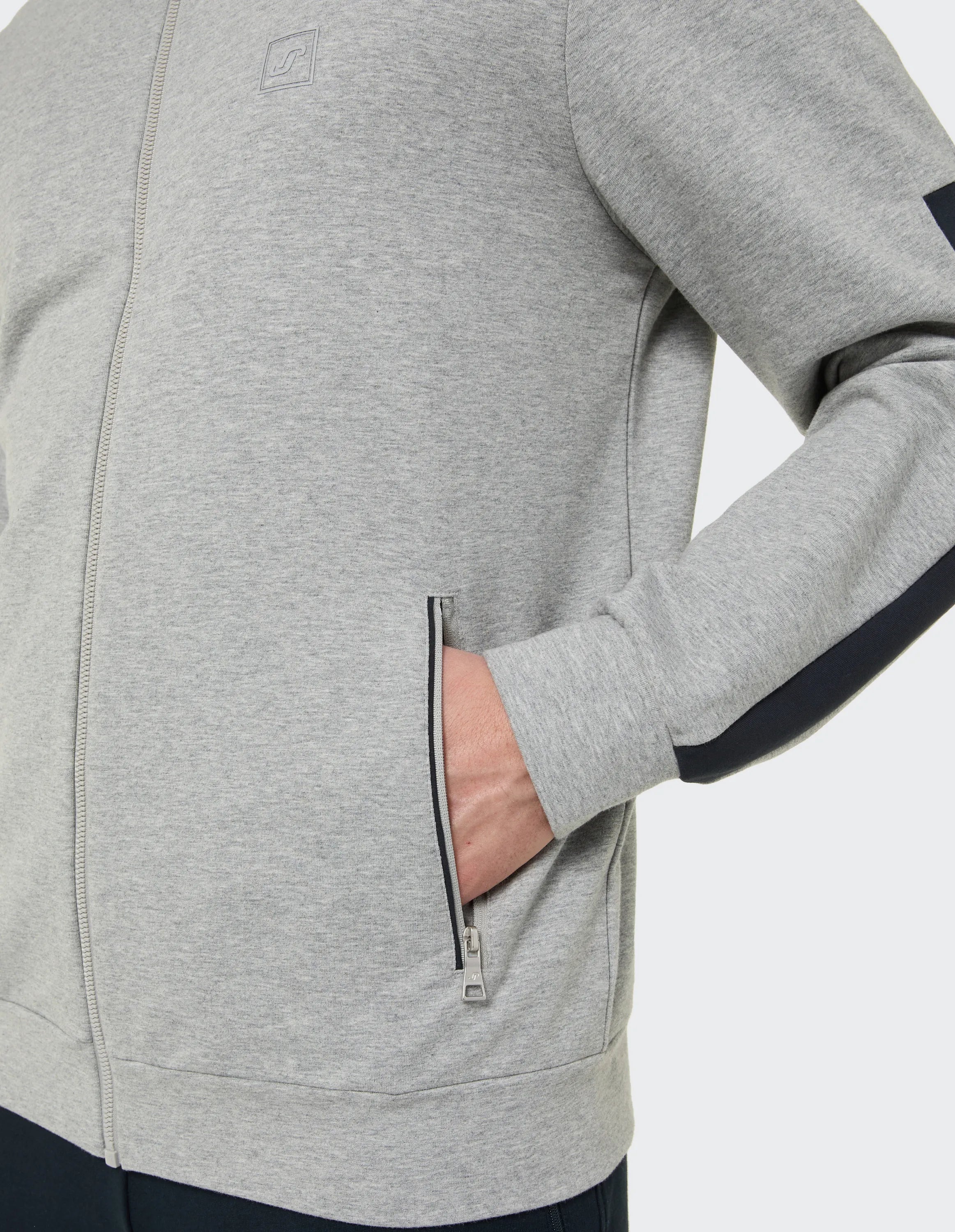 Sweatshirtjacke LORENZ aus Baumwollmix