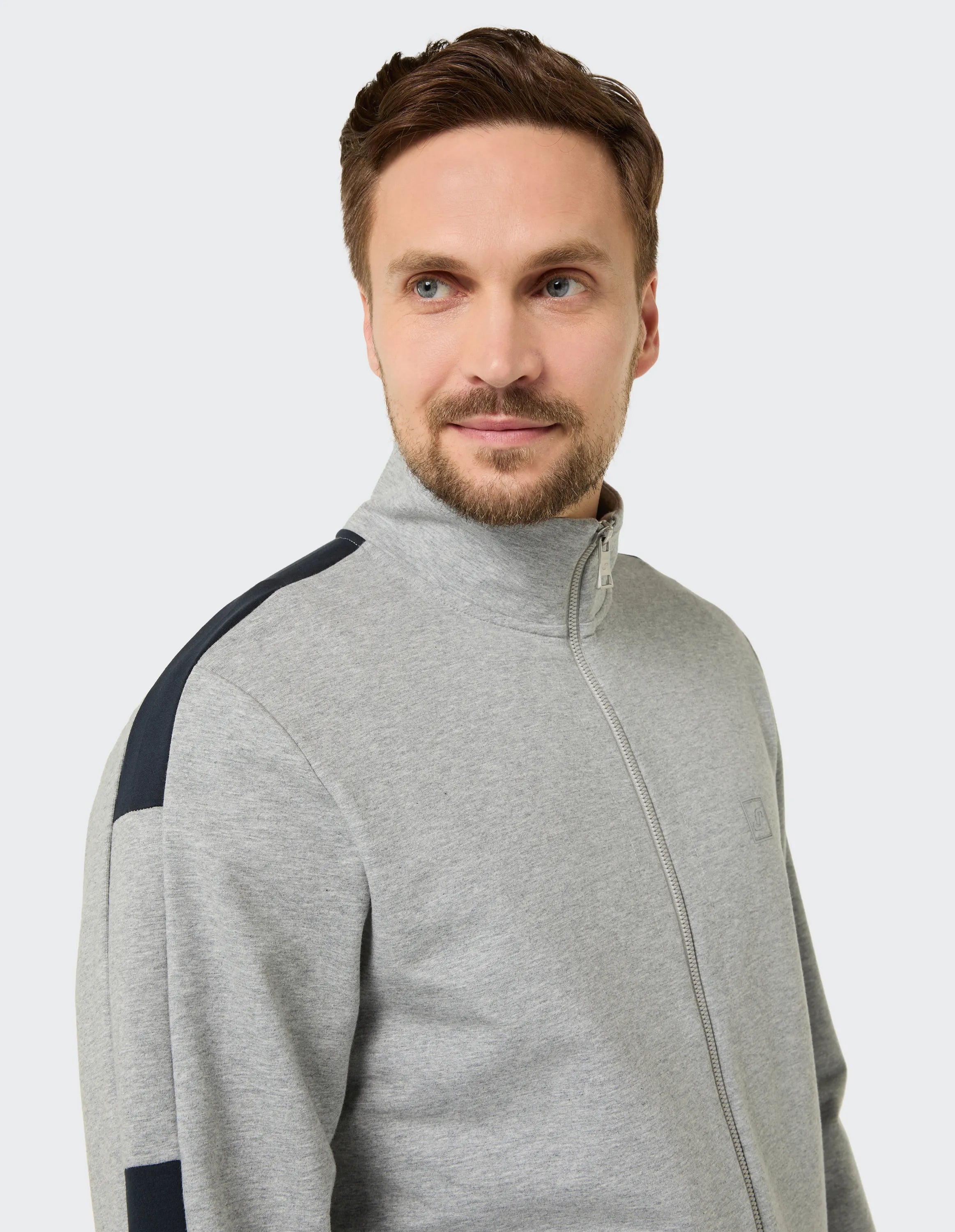 Sweatshirtjacke LORENZ aus Baumwollmix