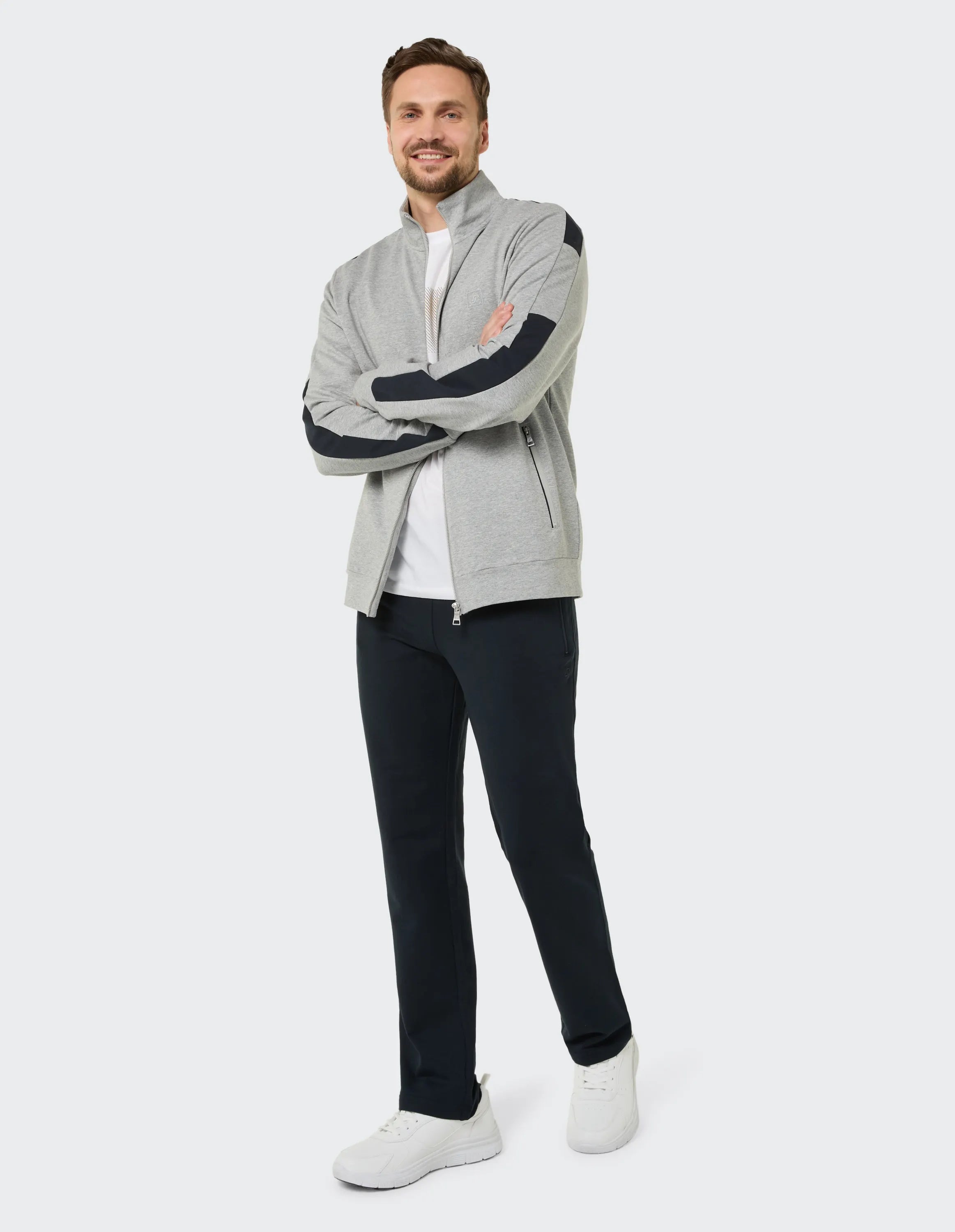 Sweatshirtjacke LORENZ aus Baumwollmix