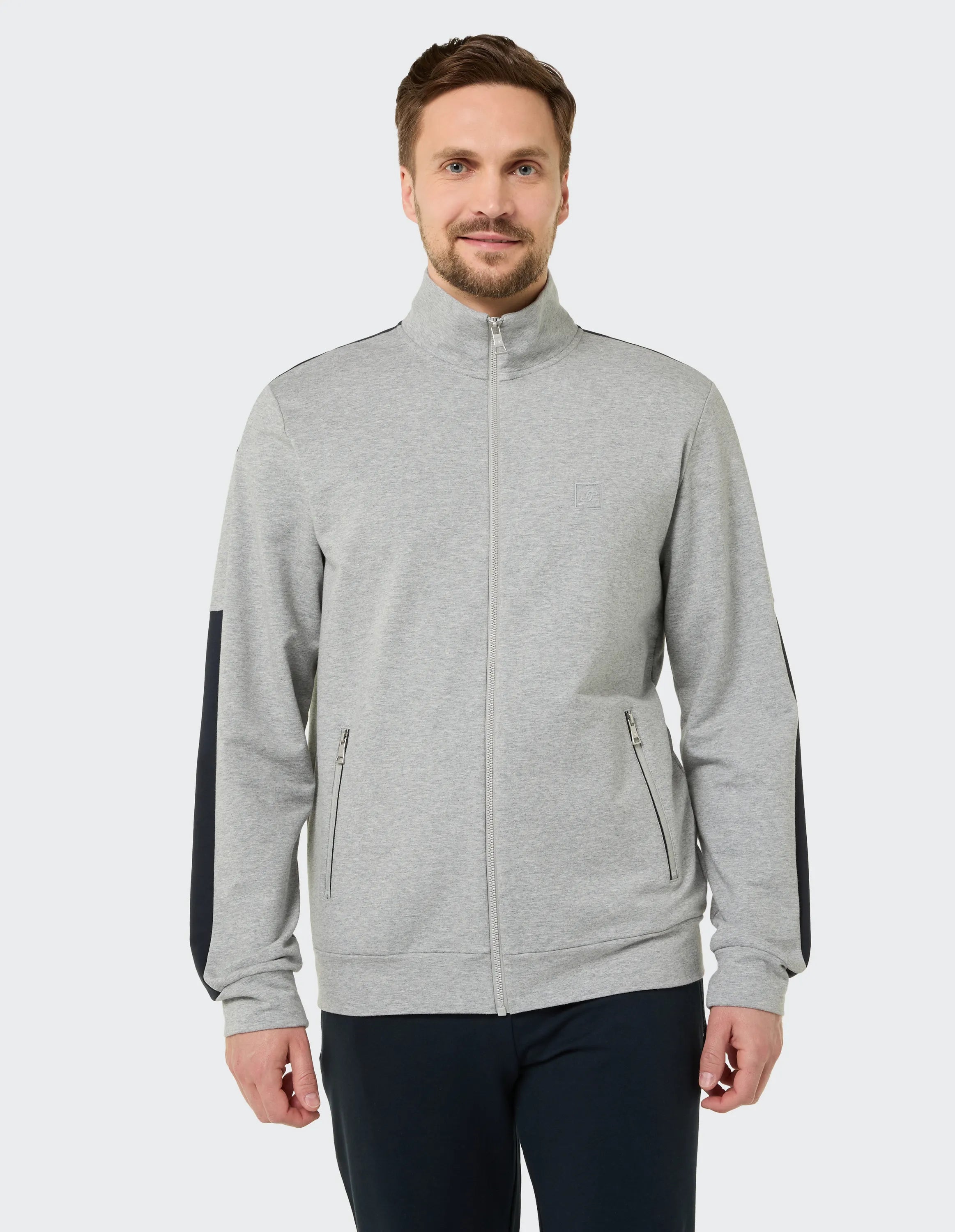 Sweatshirtjacke LORENZ aus Baumwollmix