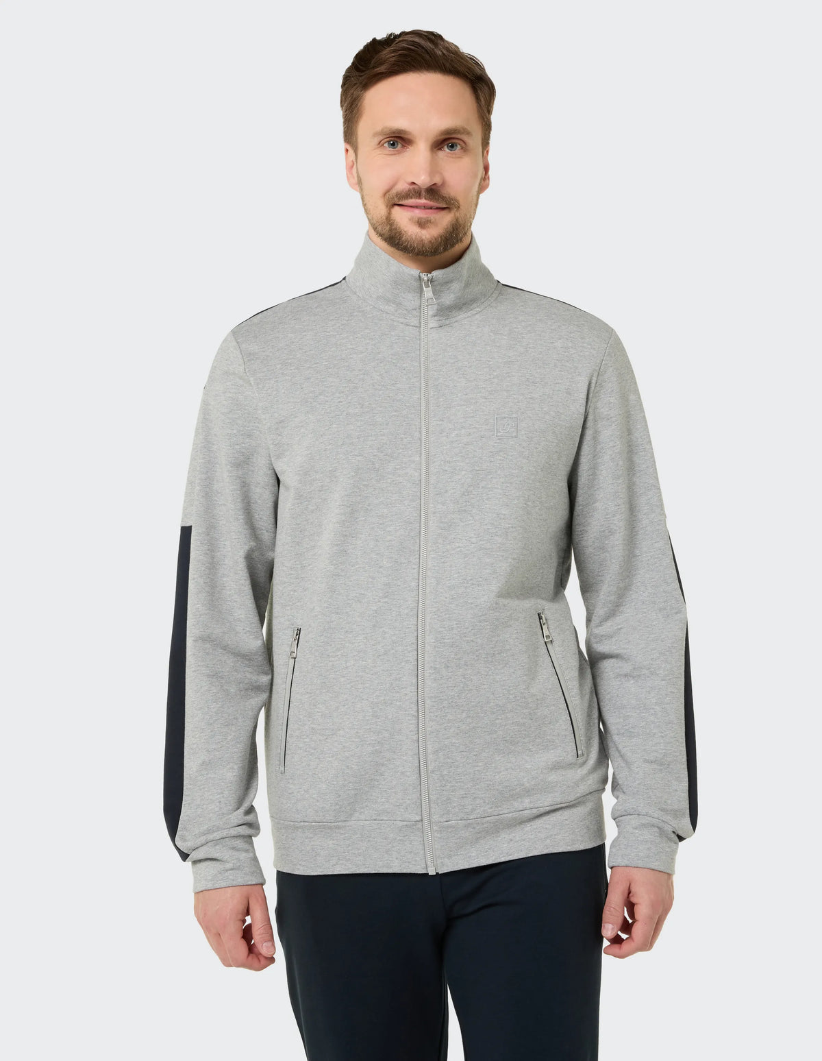 Sweatshirtjacke LORENZ aus Baumwollmix