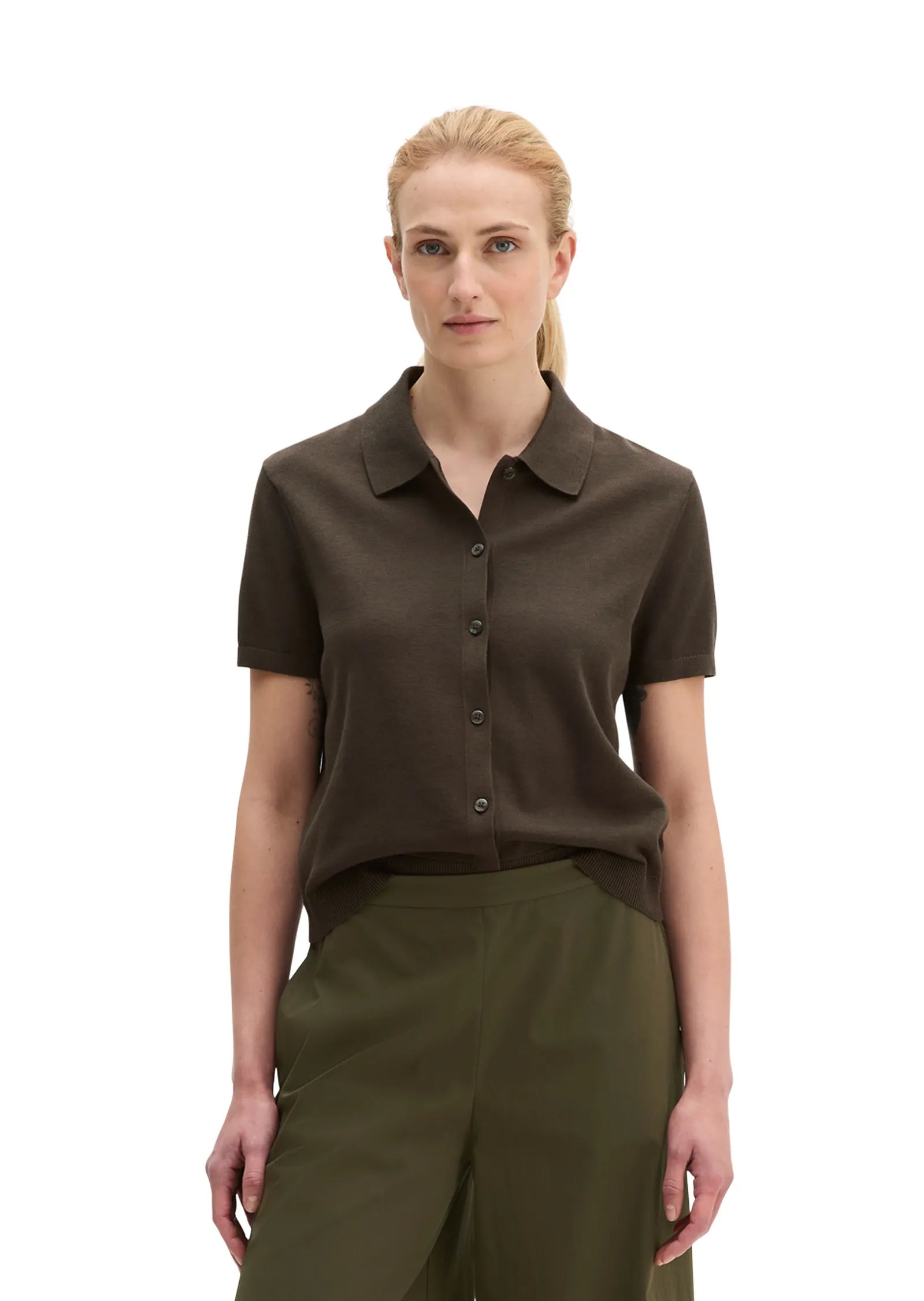 Strick-Cardigan aus Baumwolle