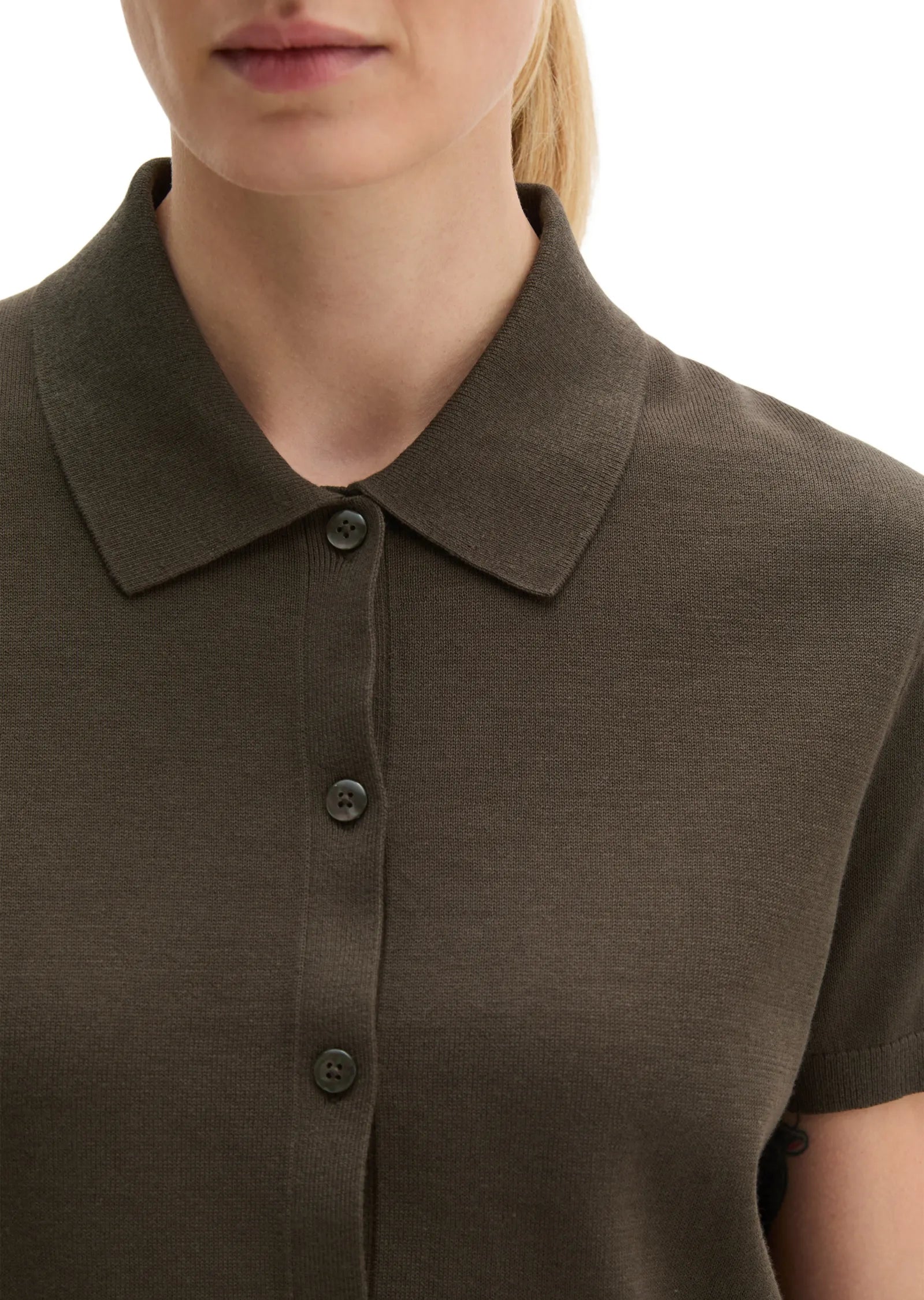 Strick-Cardigan aus Baumwolle