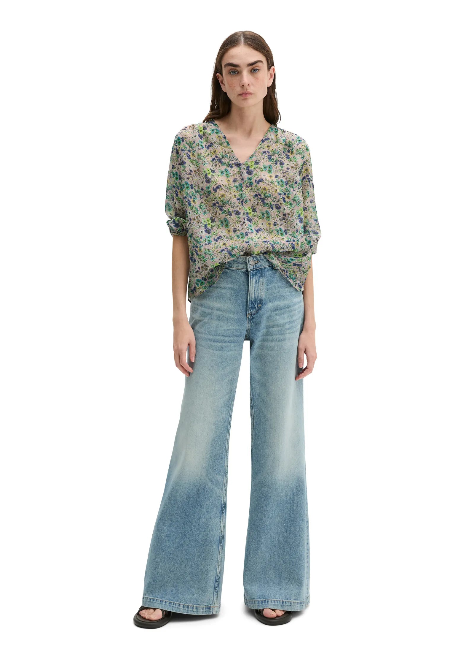Bluse Relaxed Fit aus Viskose