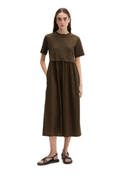 T-Shirt-Kleid Midi aus Baumwolle