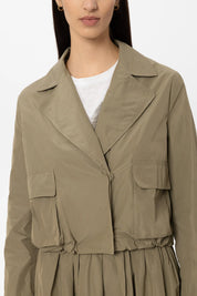 Blouson mit Reverskragen