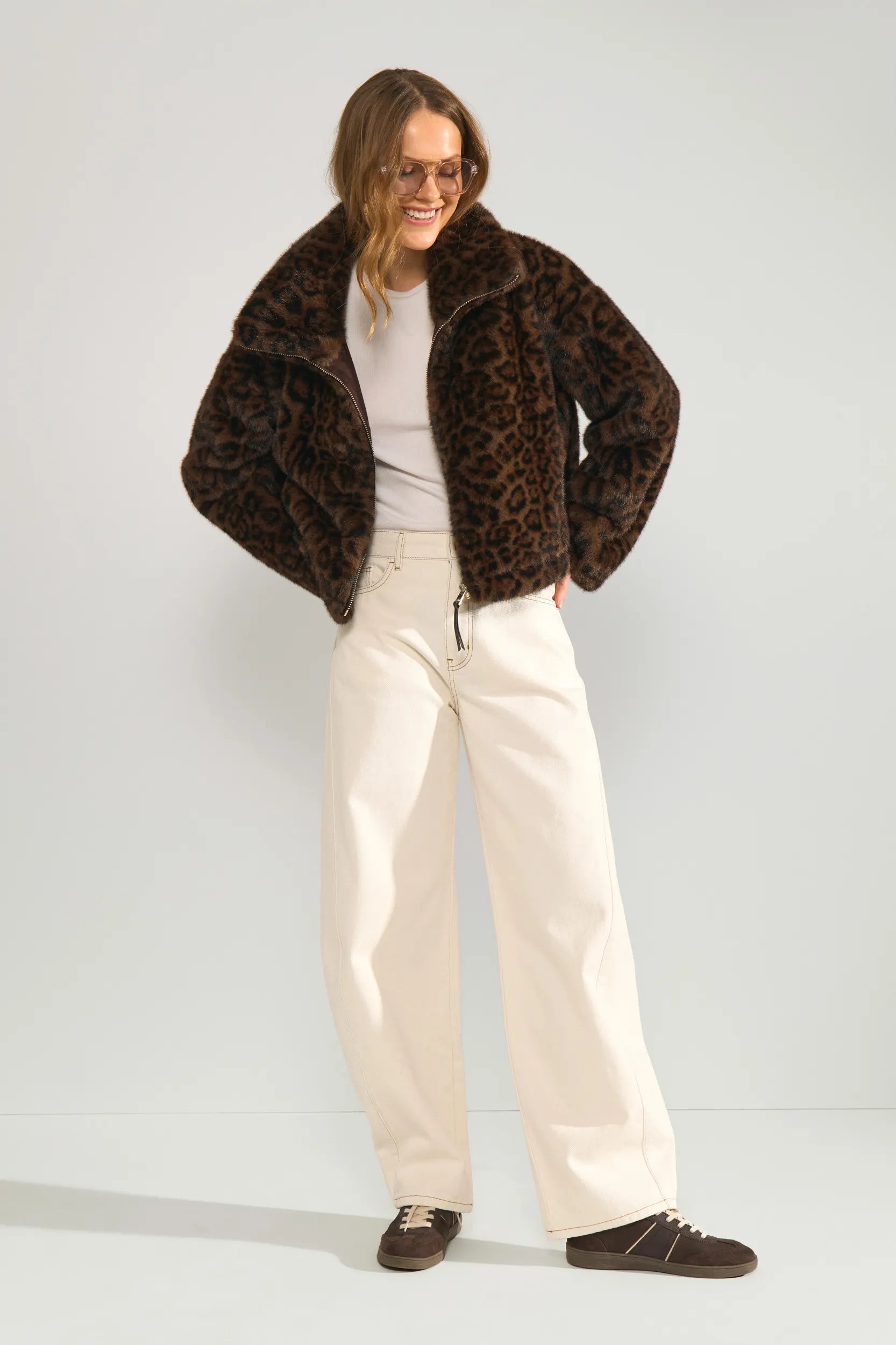 Übergangsjacke NUDEMI aus Kunstfell