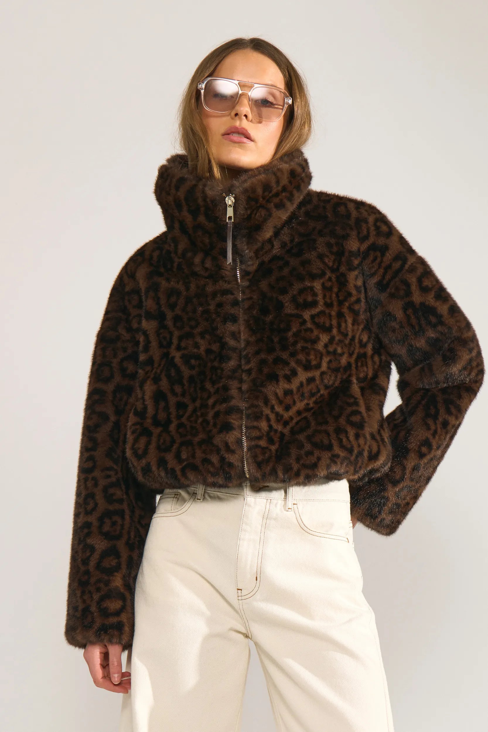Übergangsjacke NUDEMI aus Kunstfell