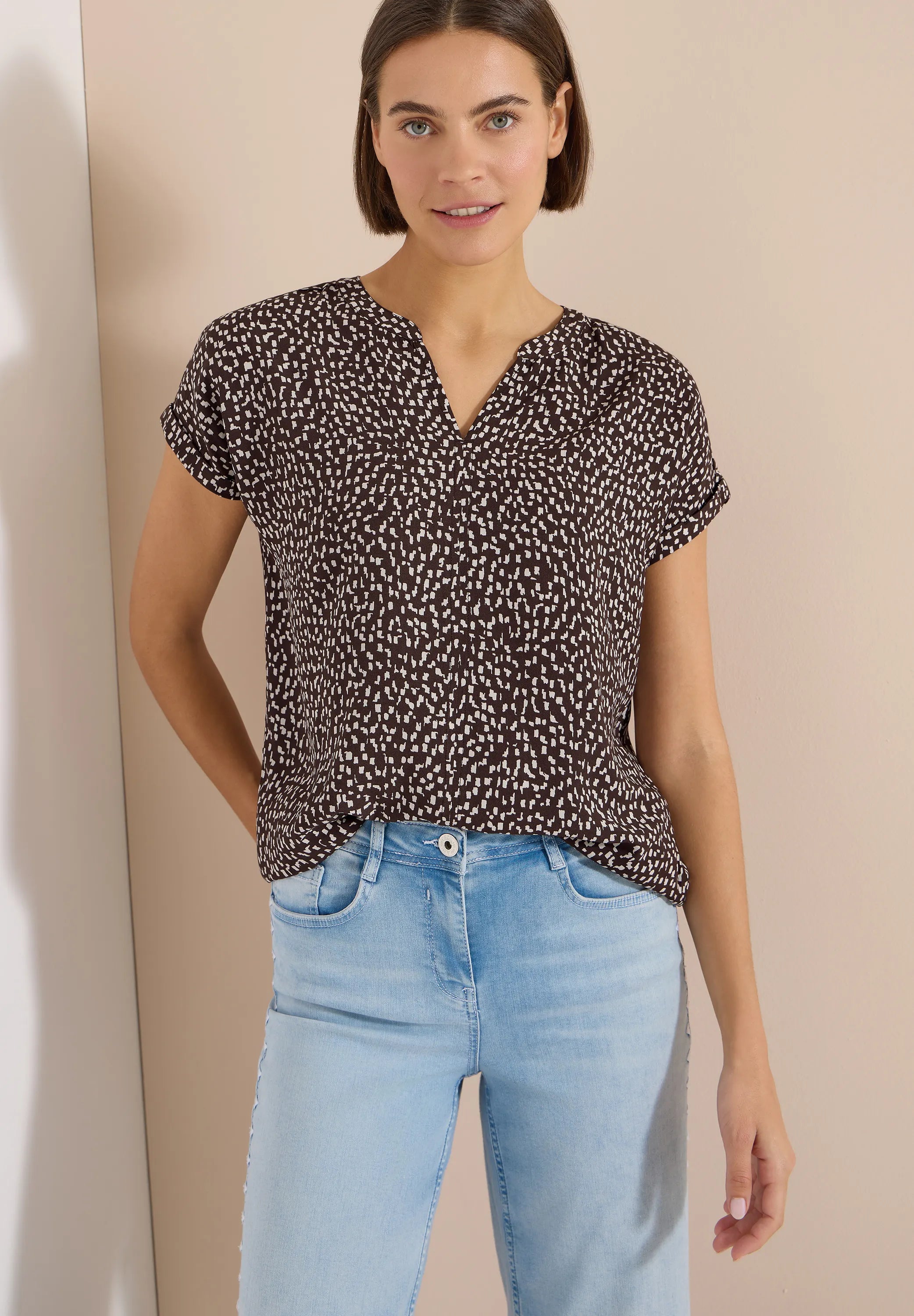 Bluse aus Viskose
