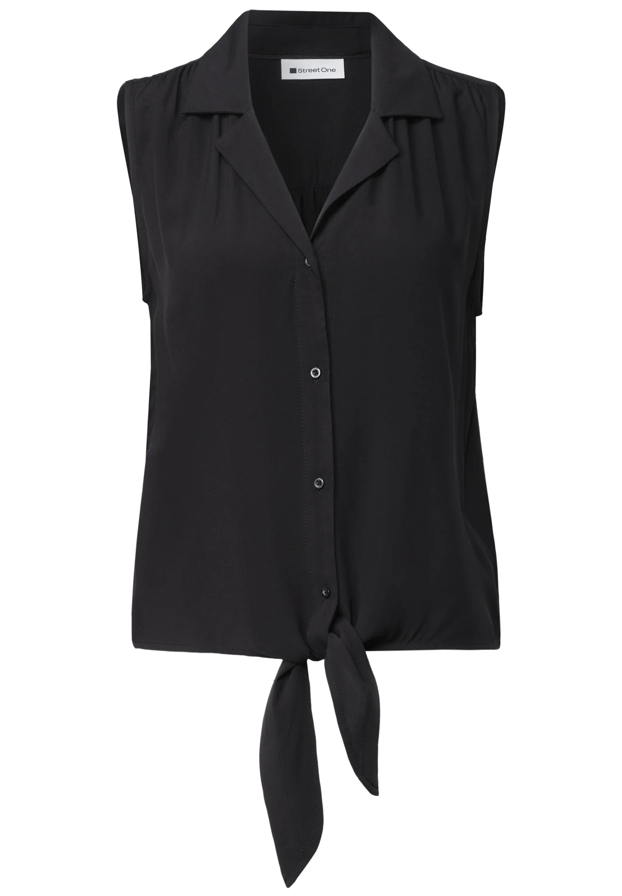 Blusentop Regular Fit mit Knoten