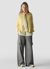 Strick-Cardigan aus Wolle