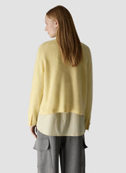 Strick-Cardigan aus Wolle