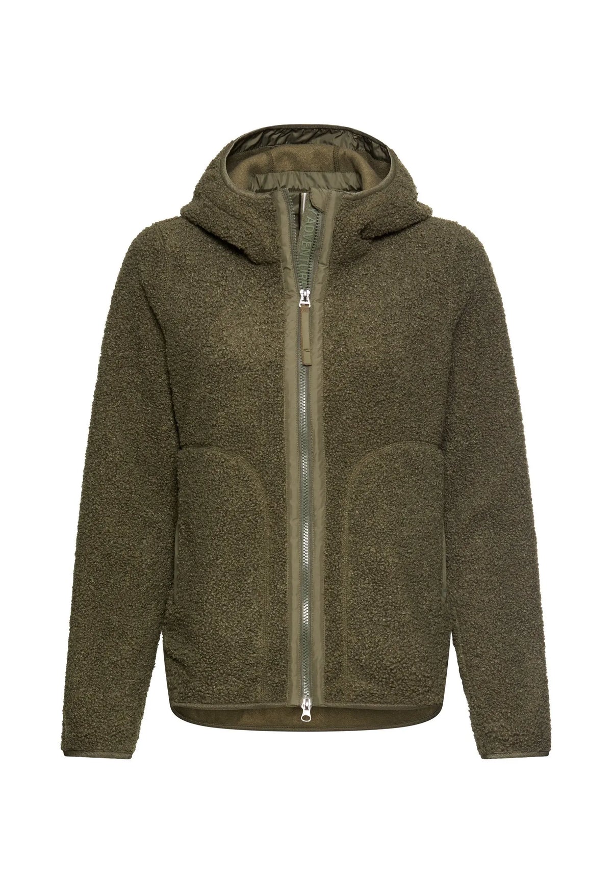 Teddyjacke mit Kapuze