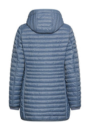 Steppjacke mit Kapuze