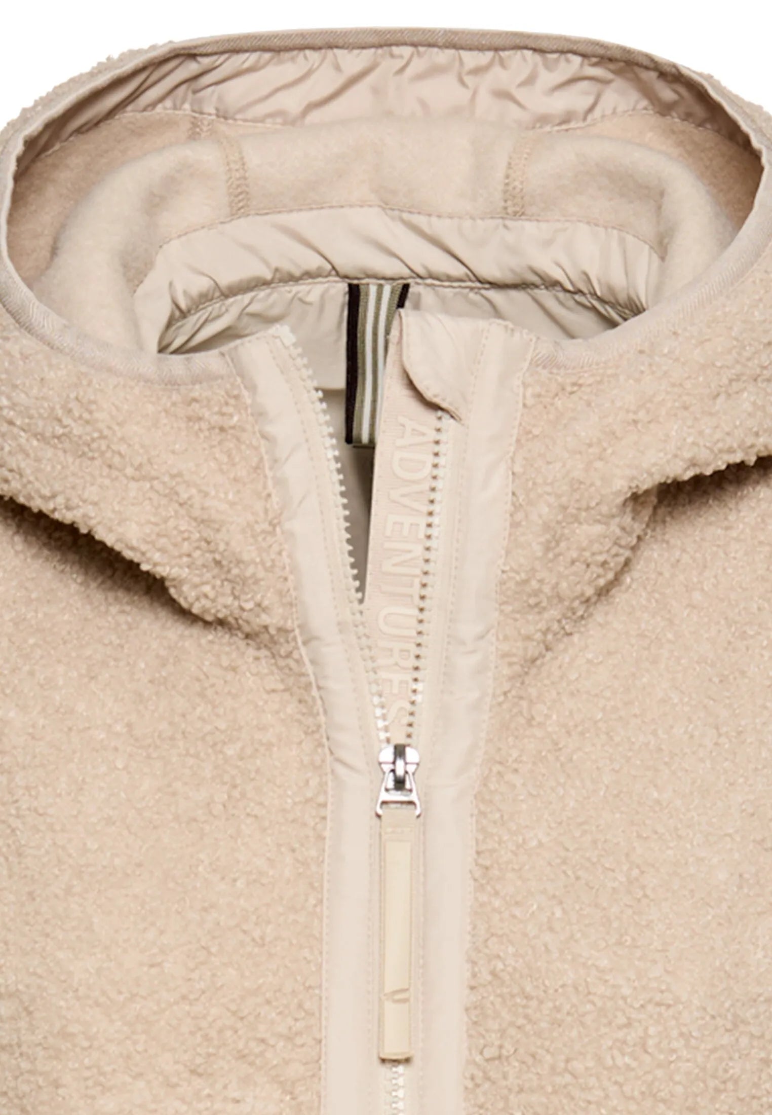Teddyjacke mit Kapuze