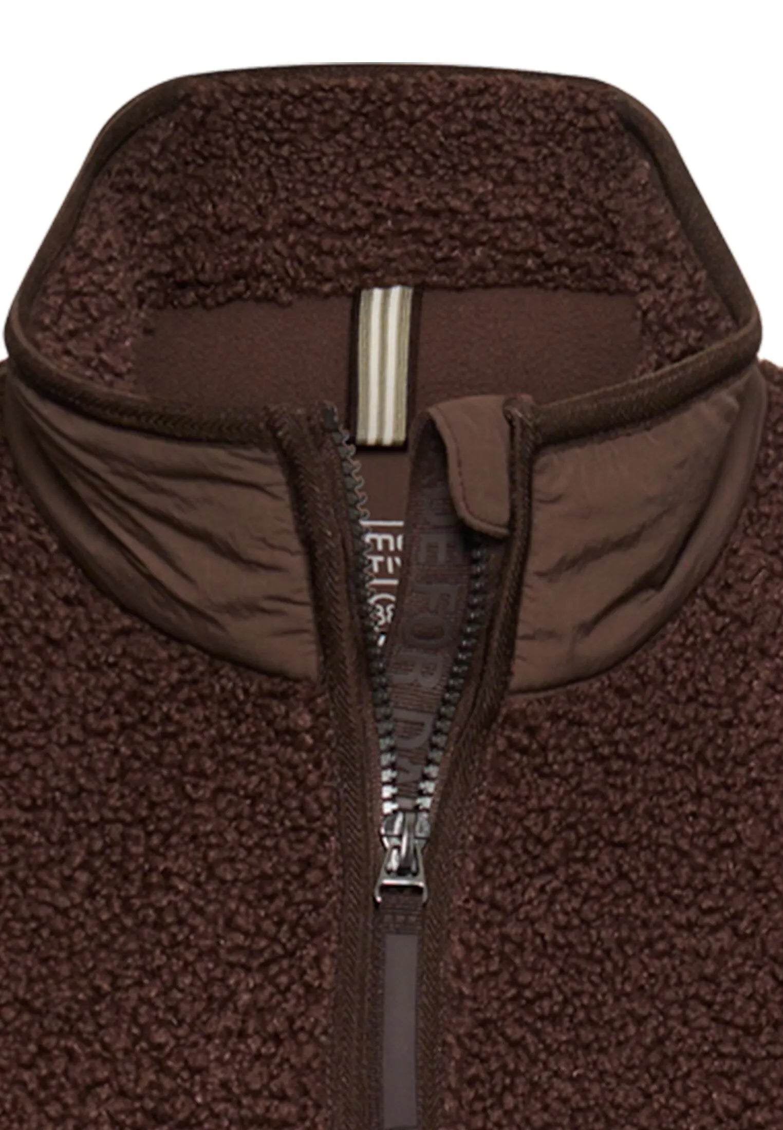 Teddy-Jacke mit Stehkragen