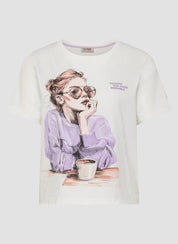 T-Shirt MARAIS VIBE aus Baumwolle