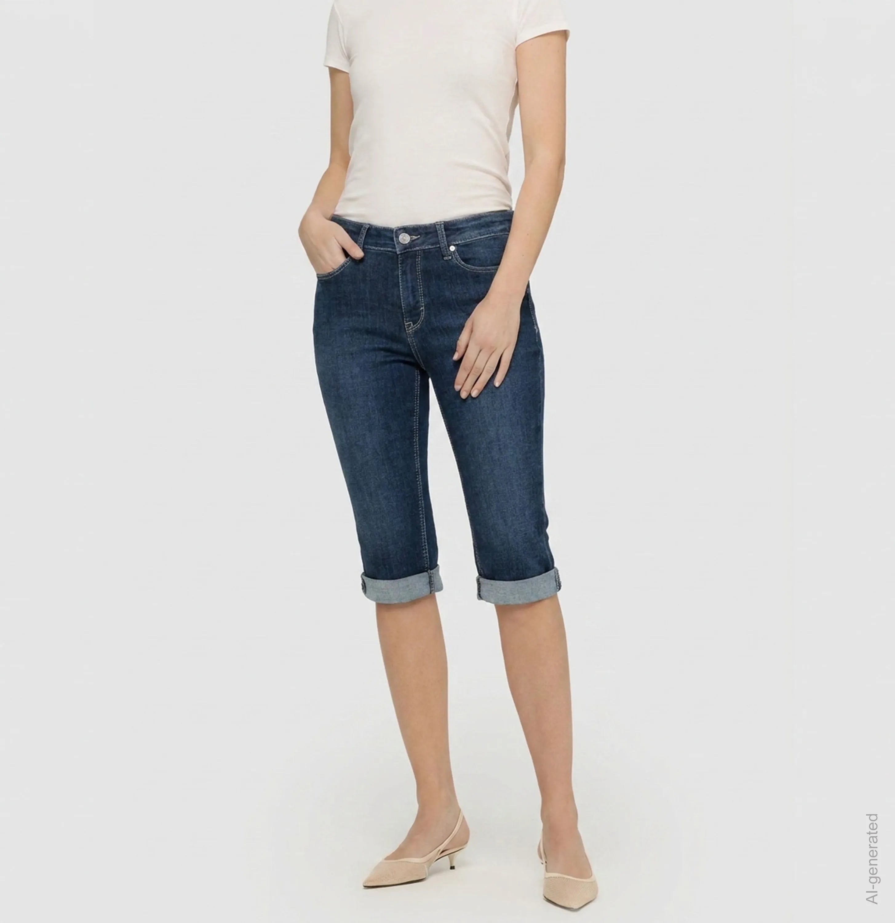 Capri-Jeans Slim Fit