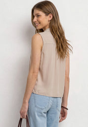 Blusentop Regular Fit mit Knoten