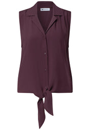 Blusentop Regular Fit mit Knoten