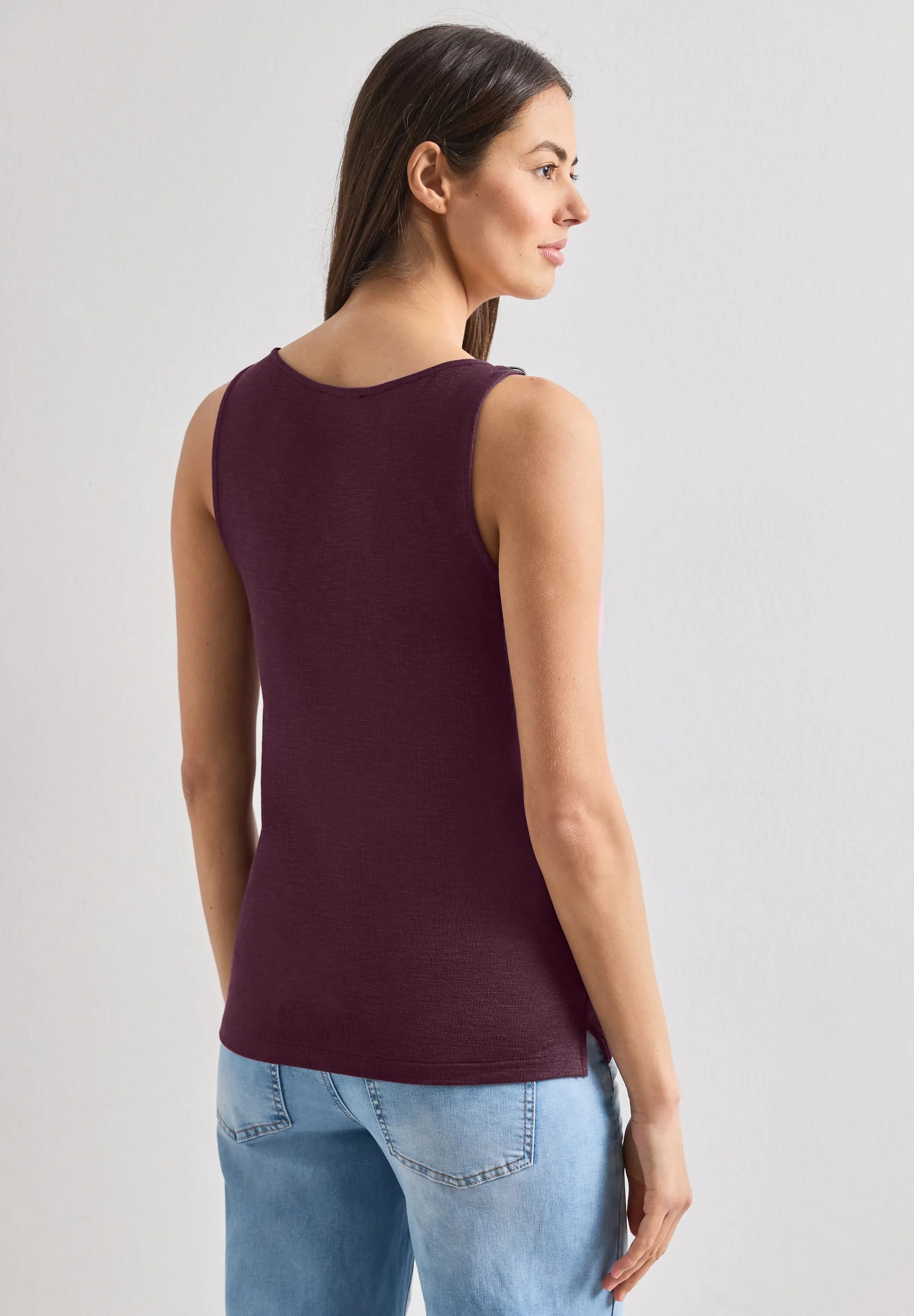 Top Regular Fit aus Viskose