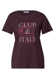 T-Shirt aus Modal-, Baumwollmix