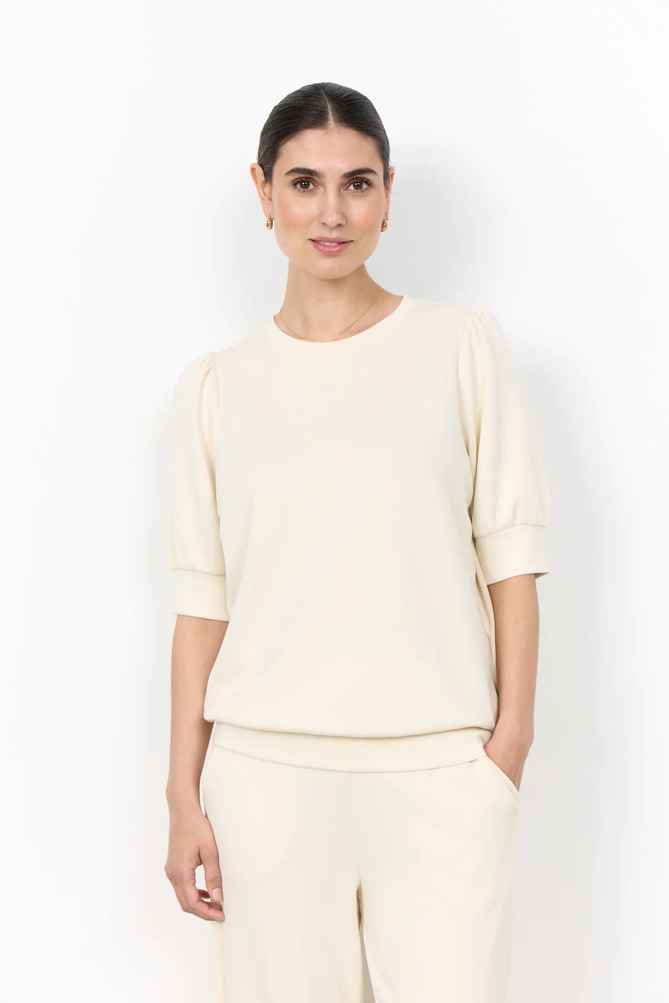 T-Shirt aus Modalmix