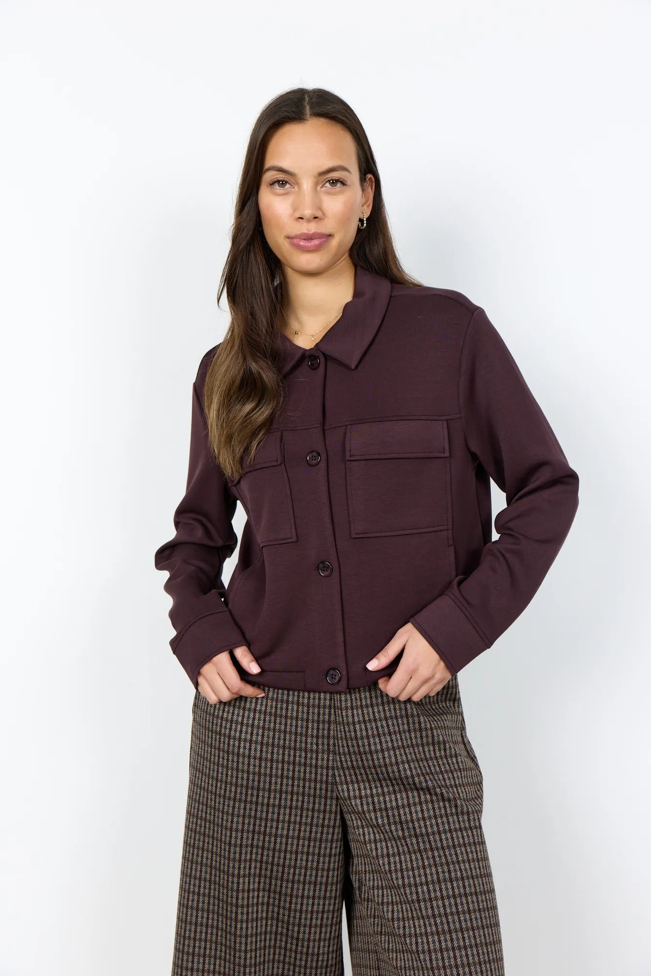 Overshirt aus Modalmix
