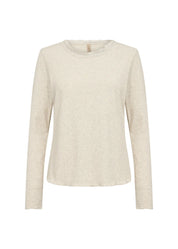 Ripp-Langarmshirt aus Baumwollmix