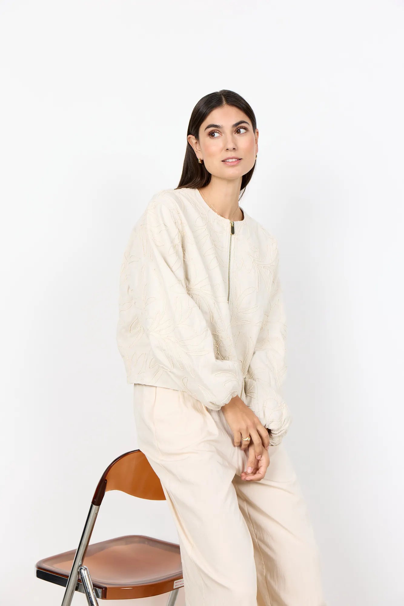 Jacke GERDA mit Stickereien