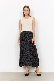 Rock GILDA Maxi aus Viskose