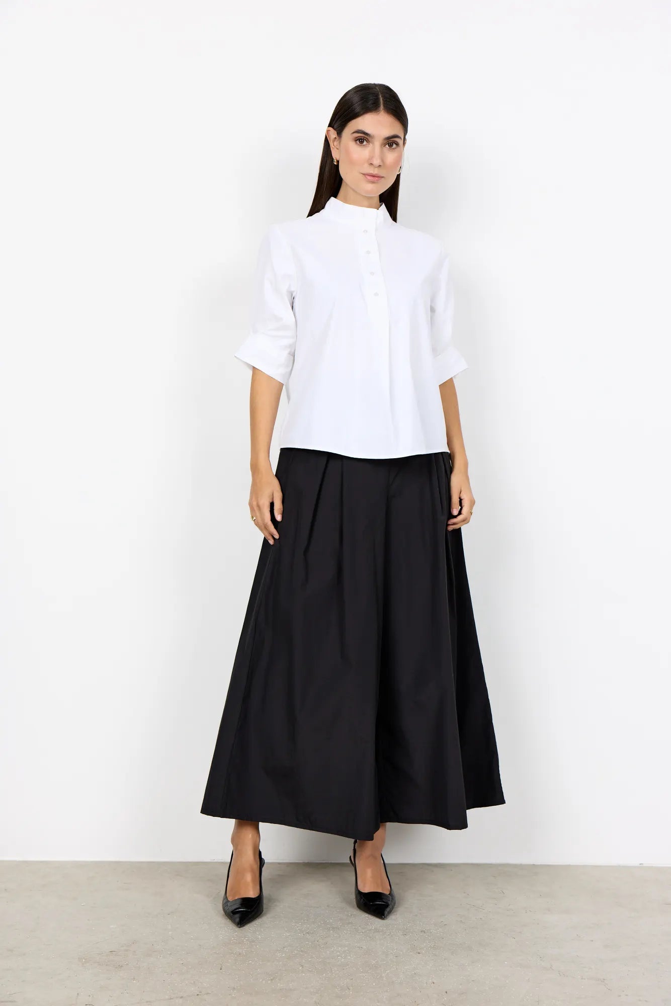 Bluse NETTI mit Stehkragen