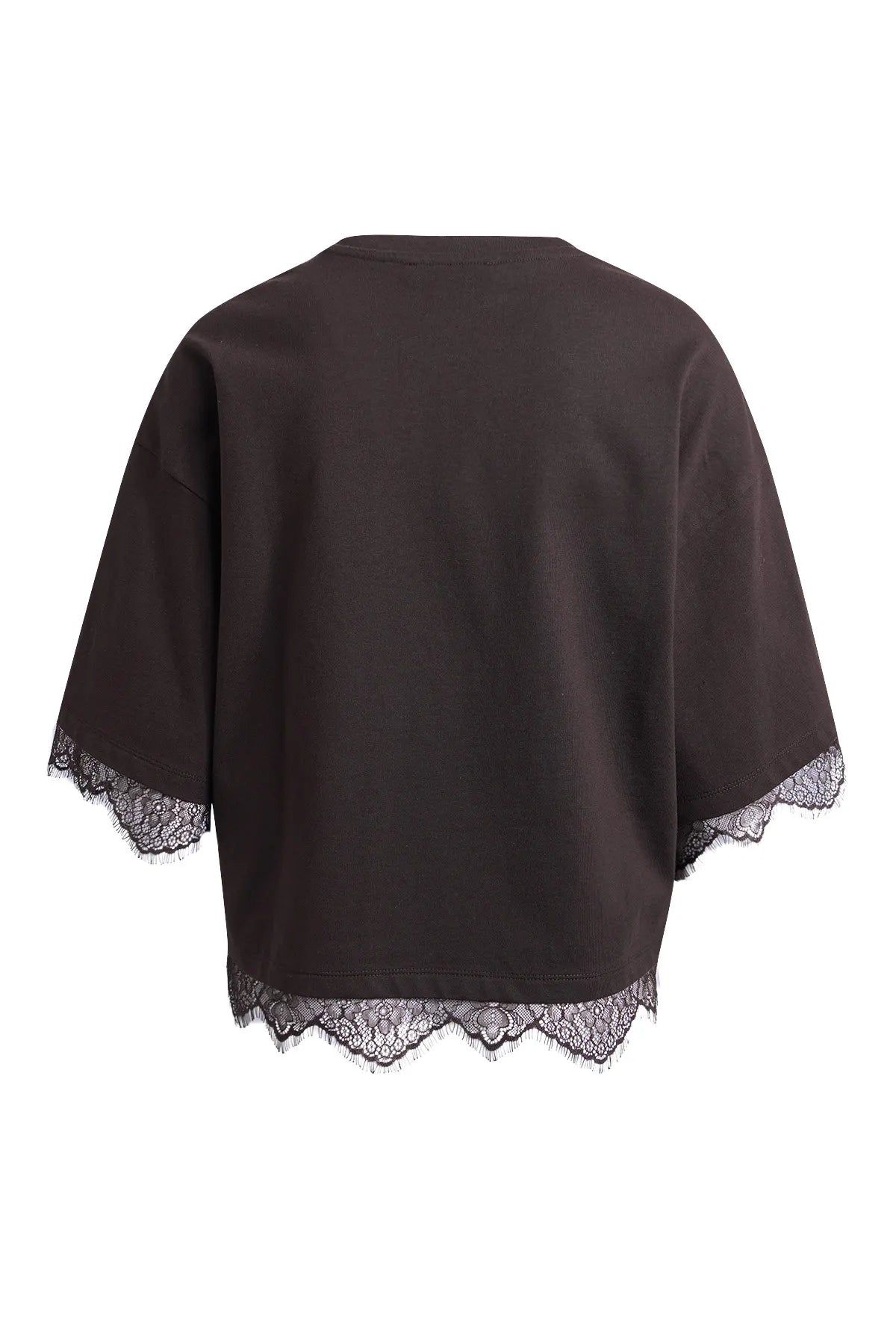 T-Shirt mit Spitze