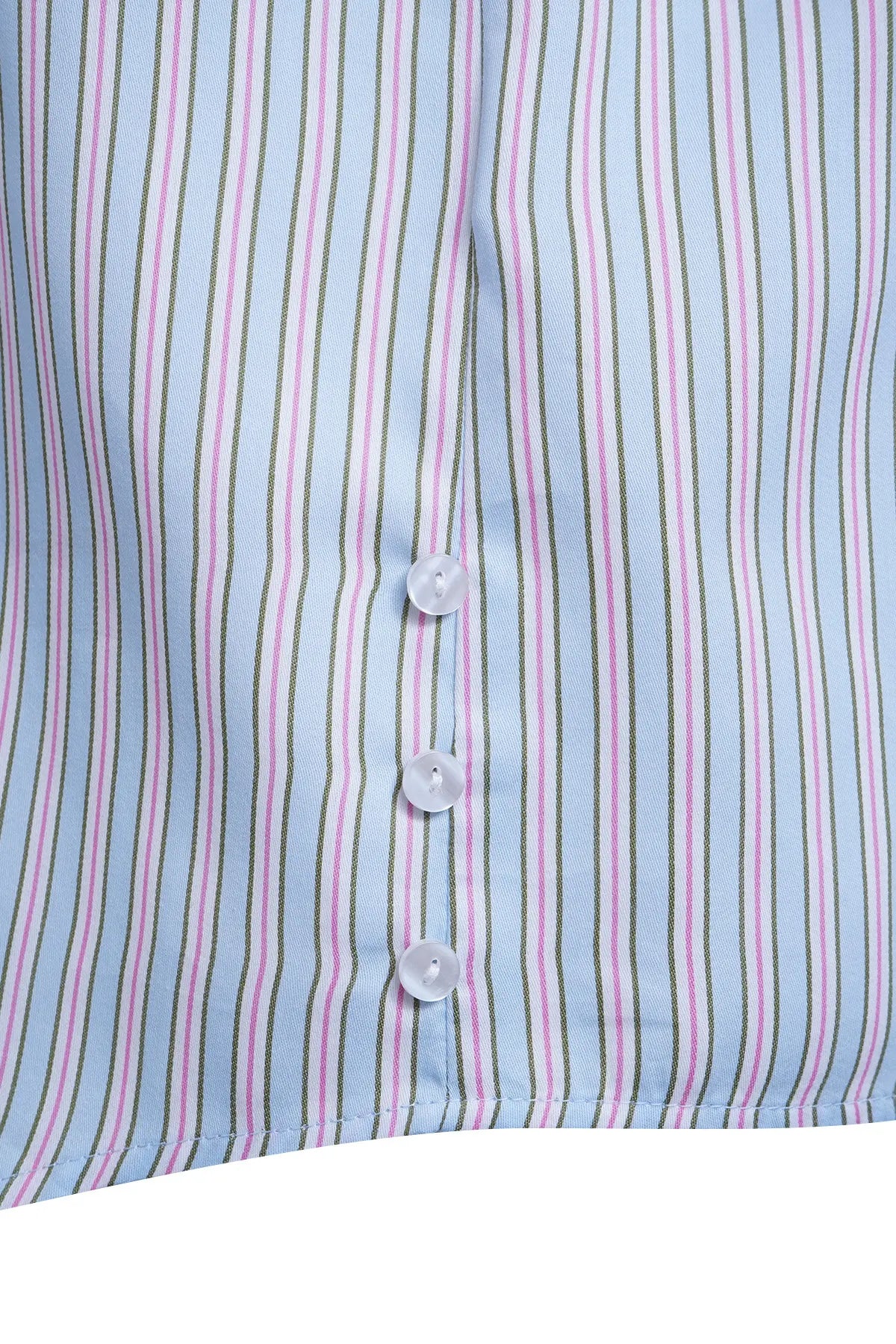 Bluse gestreift aus Baumwolle