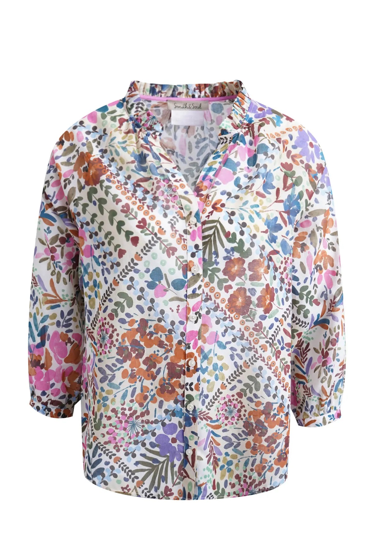 Raglan-Bluse aus Baumwolle