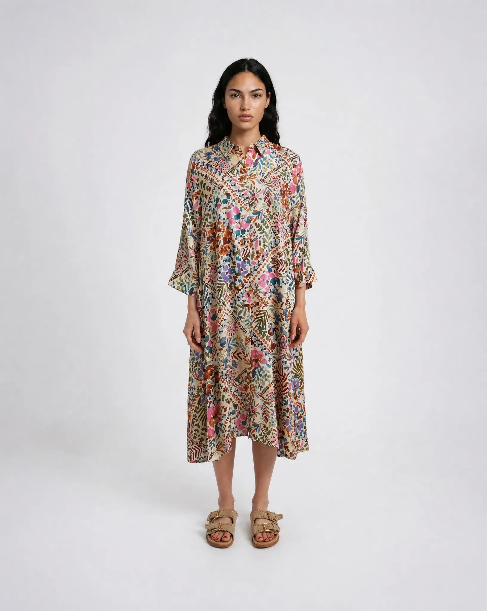 Hemdblusenkleid Midi
