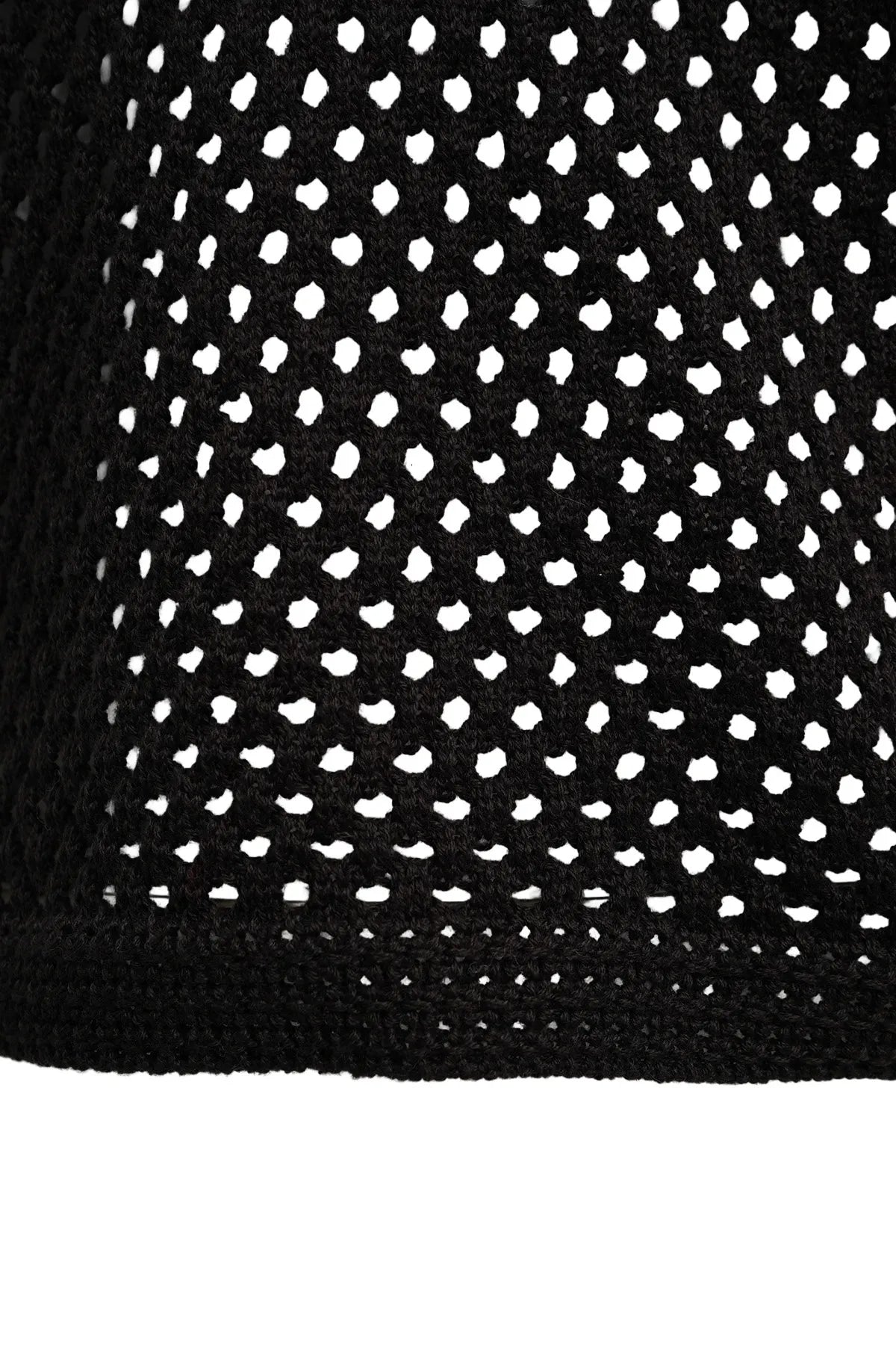 Häkelpullover aus Baumwollmix