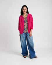 Strick-Cardigan aus Wollmix