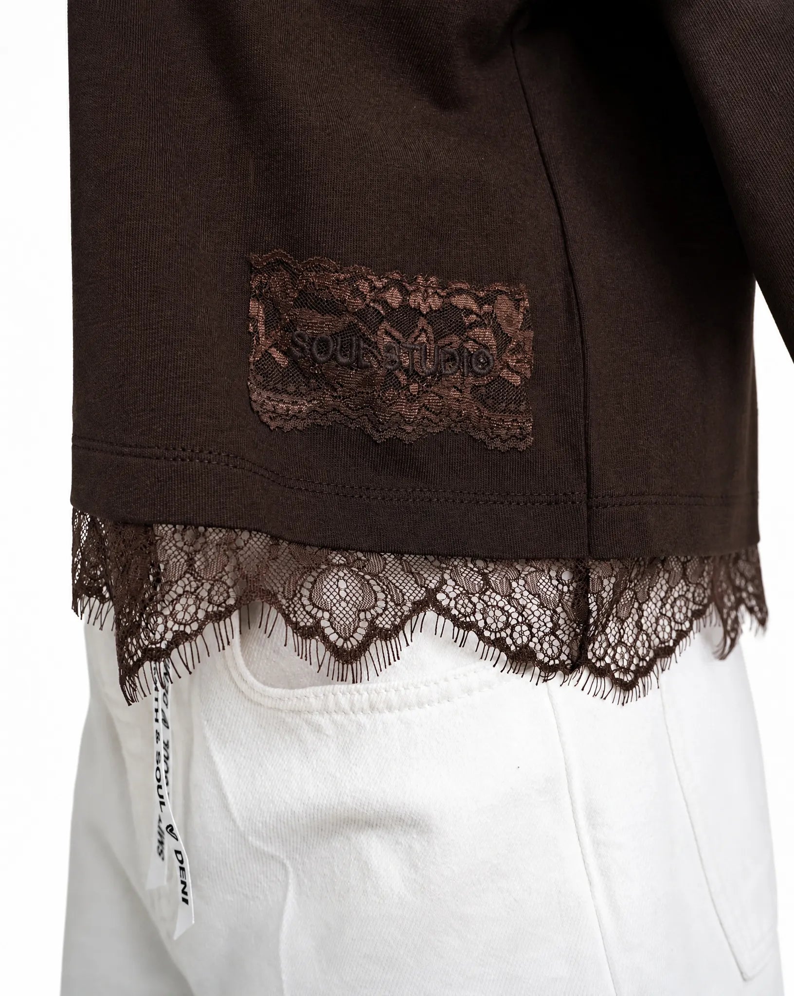 T-Shirt mit Spitze