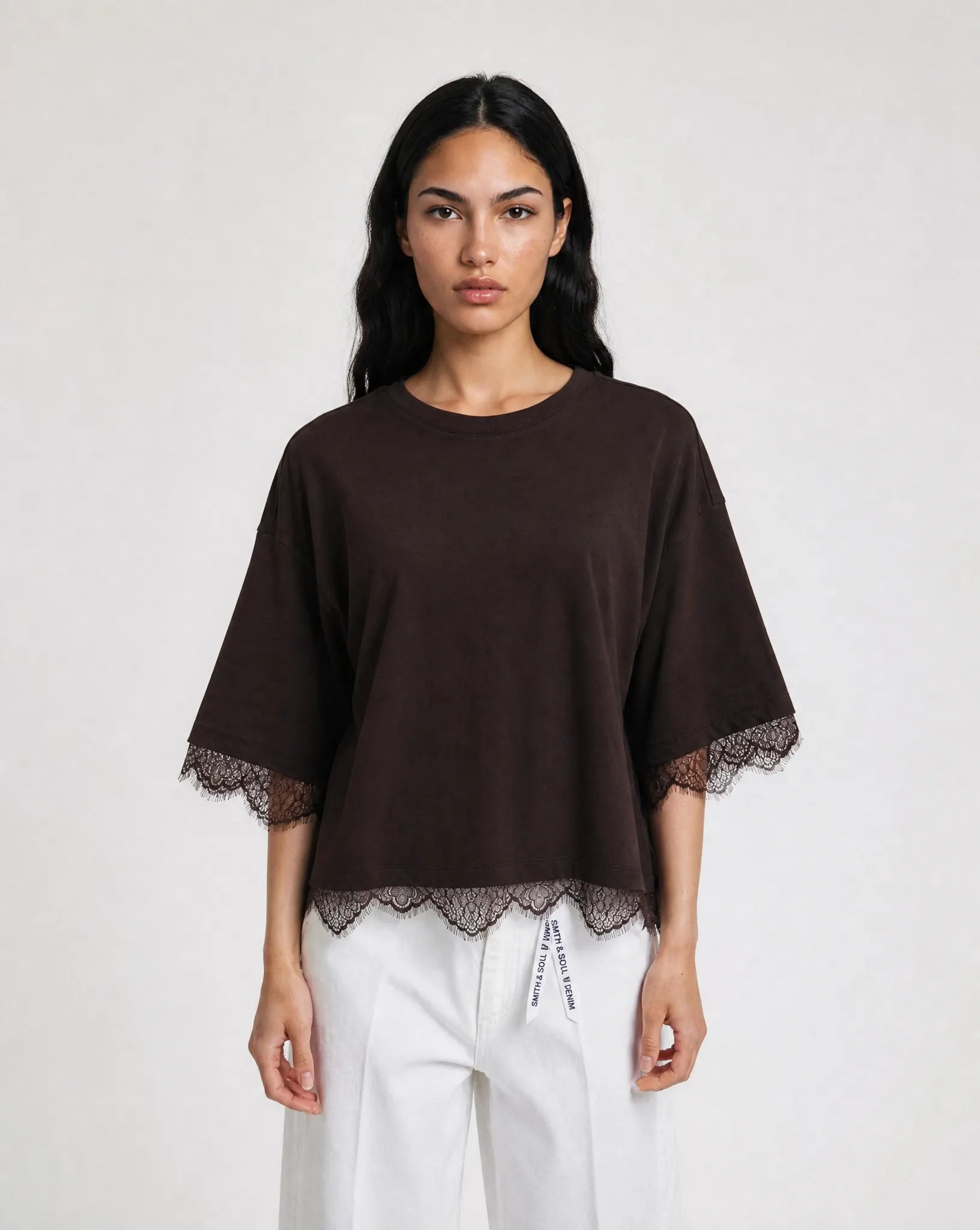 T-Shirt mit Spitze