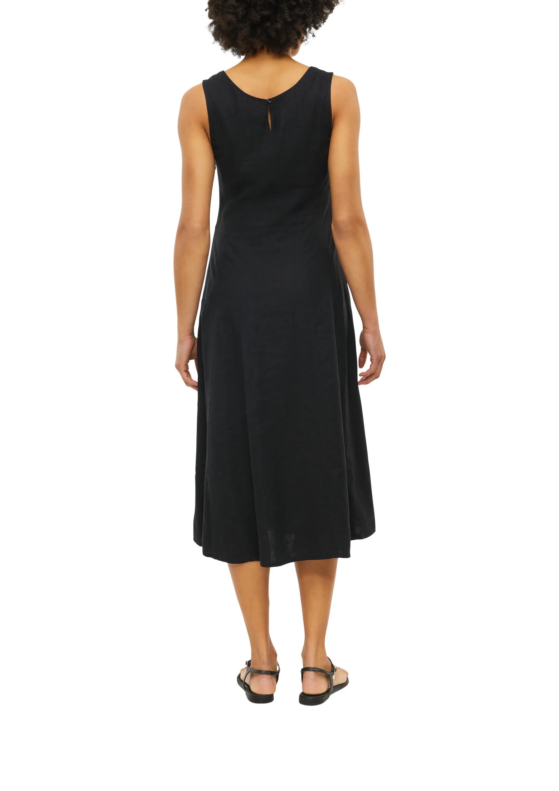 Freizeitkleid Midi aus Leinenmix